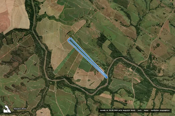 Imagem de satélite de FAZENDA BOM SUCESSO - Parte 1 em Mariápolis - SP
