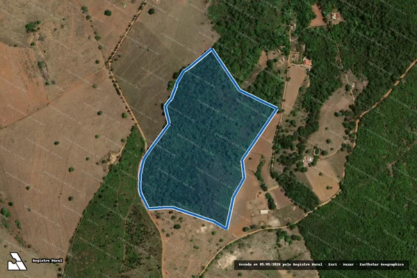 Imagem de satélite de Fazenda da Grega - Parte 1 em Capim Branco - MG