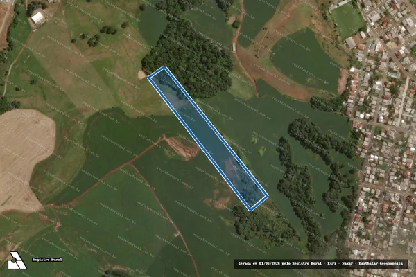 Imagem de satélite de FAZENDA CAPÃO DO CAMPO VERDE - Parte 1 em Capinzal - SC