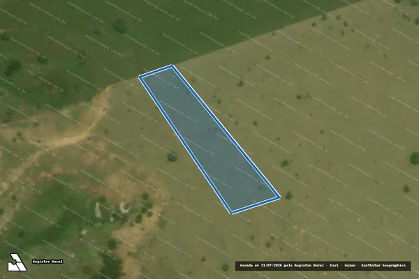 Imagem de satélite de Fazenda Marabá - Parcela 02 em Nanuque - MG