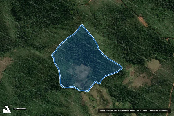 Imagem de satélite de Monjolo e Fazenda Fundão de Cima - Monjolo e Fazenda Fundão de Cima em Mariana - MG