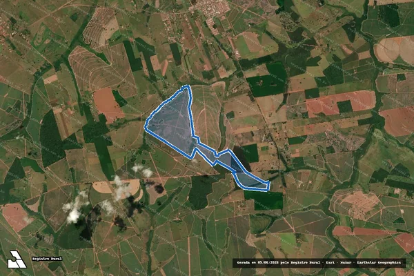 Imagem de satélite de Fazenda Nova Era - Fazenda Nova Era em Pedranópolis - SP