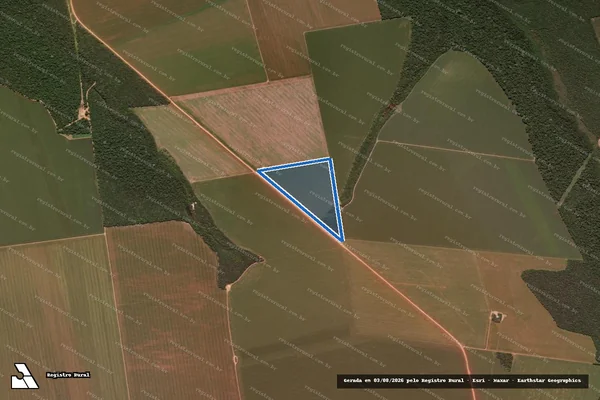 Imagem de satélite de Fazenda Pelisão III - Parte 1 em Santa Rita do Trivelato - MT