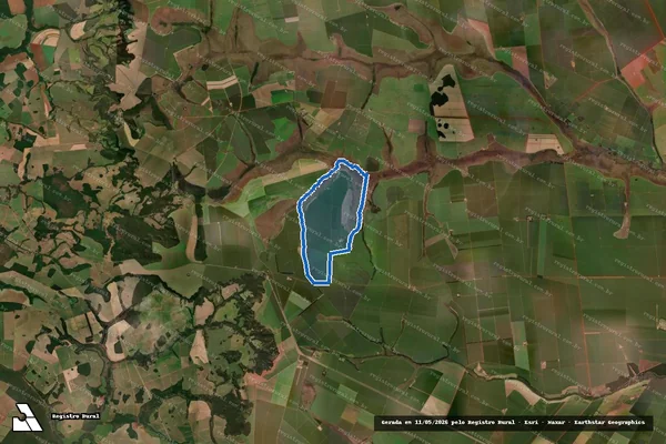 Imagem de satélite de FAZENDA CRISTALINA em Mineiros - GO