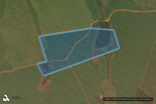 Imagem de satélite de Agropecuária Coradini e Filhos - Leandro em Júlio de Castilhos - RS