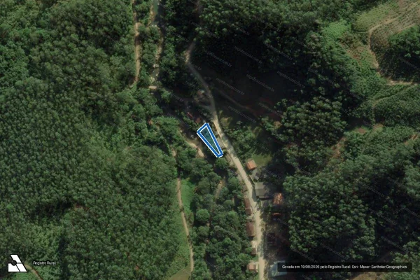 Imagem de satélite de Fazenda Boa Esperança - Lote 88 em Major Gercino - SC