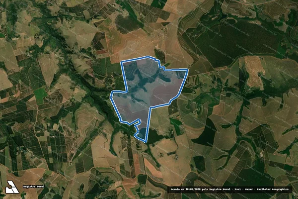 Imagem de satélite de FAZENDA SÃO PEDRO em Garça - SP