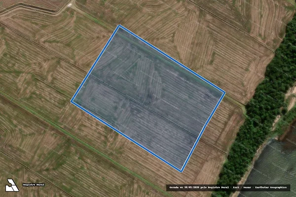 Imagem de satélite de Fazenda do Sobrado - Área 08 em São Lourenço do Sul - RS