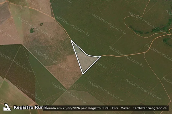 Imagem de satélite de Fazenda Campo Alto I-Área BI - Matrícula 7.010 em Campo Verde - MT