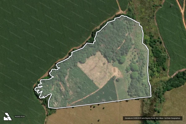 Imagem de satélite de FAZENDA PÂNTANO - FAZENDA PÂNTANO em Cristais - MG