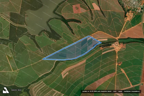 Imagem de satélite de Fazenda Sonora Estância ? Gleba C - Parte 1 em Sonora - MS