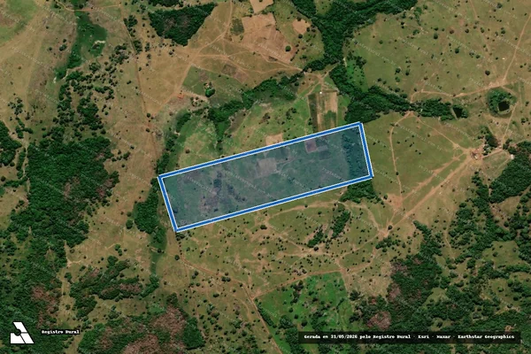 Imagem de satélite de FAZENDA BOA ESPERANÇA II  - 001 em Aragominas - TO