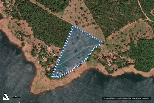 Imagem de satélite de FAZENDA LAGO AZUL - FAZENDA LAGO AZUL em Tupaciguara - MG