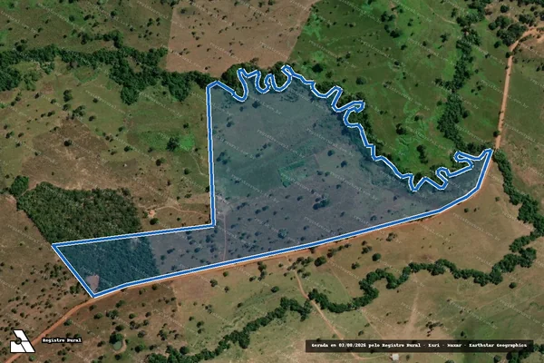 Imagem de satélite de Fazenda Petrobras - Parte 1 em Mutunópolis - GO