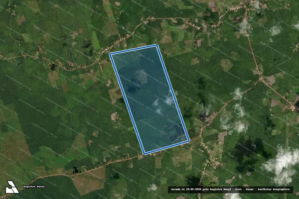 Imagem de satélite de FAZENDA SAPUCAI SANTA EULALIA - PARCELA em São Bento - MA