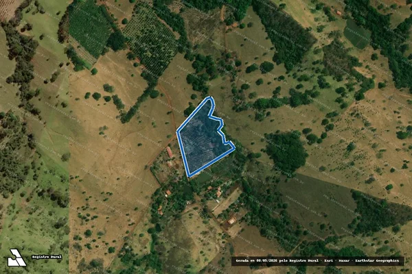 Imagem de satélite de CHACARA STELLAMARES - 001 em Goianápolis - GO