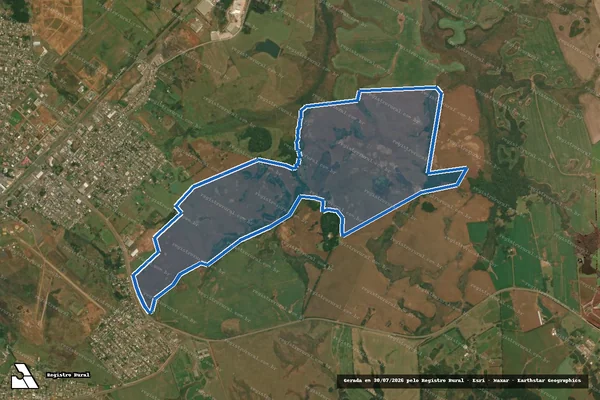 Imagem de satélite de Fazenda Morro Agudo - Parte 1 em Vacaria - RS