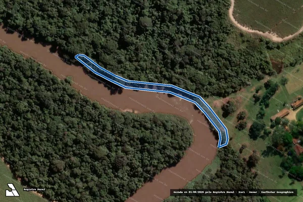 Imagem de satélite de Fazenda Major Mourão - 2 de 2 em Leme - SP