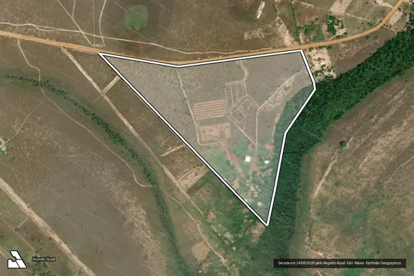 Imagem de satélite de Sítio Os Jardins da Peniel - Sítio Os Jardins da Peniel em Boa Vista - RR