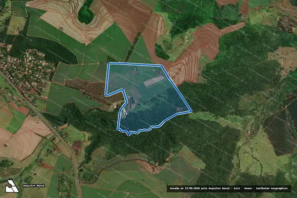 Imagem de satélite de AGROPECUÁRIA SANT ANNA - GLEBA A em São Manuel - SP