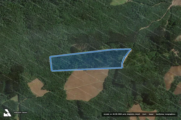 Imagem de satélite de FAZENDA IRACEMA - Gleba B em Itaiópolis - SC