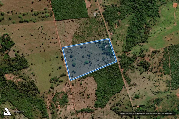Imagem de satélite de Lote : 0115A - PA Geraldo Pereira De Andrade Maria Izabel - 0115A em Juscimeira - MT