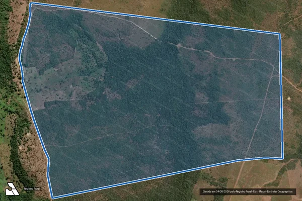 Imagem de satélite de FAZENDA TABOQUINHA - TABOQUINHA_1 em Itapiratins - TO