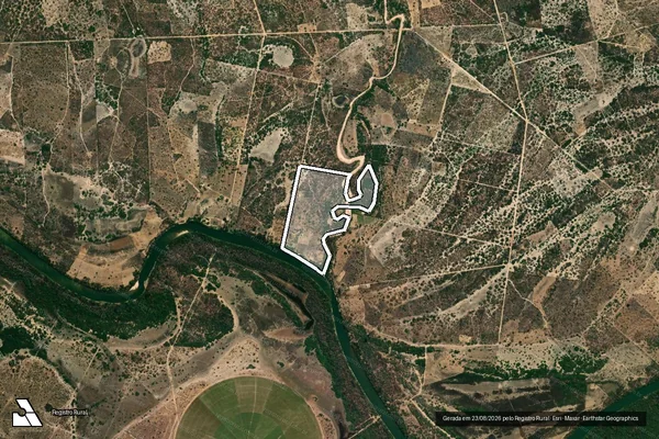 Imagem de satélite de PA Vereda Grande- LOTE 109-A - PARTE I em Urucuia - MG