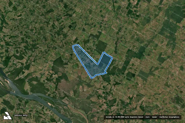Imagem de satélite de PROJETO DE ASSENTAMENTO MARINGÁ - PA MARINGÁ em Araguatins - TO