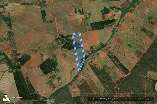 Imagem de satélite de Lote 119- PA 26 de Outubro - Perímetro em Pompéu - MG