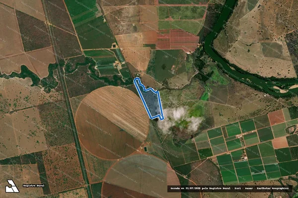 Imagem de satélite de FAZENDA COTOVELO / BURITI GRANDE - Parte 2 em Lassance - MG