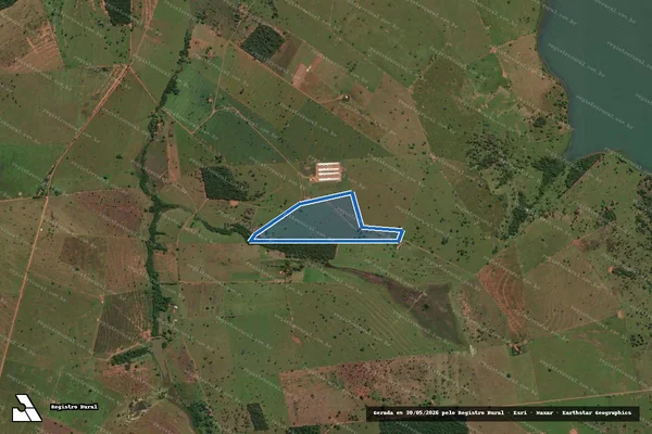 Imagem de satélite de FAZENDA BARRA MANSA - Parte 4 em Aparecida do Taboado - MS