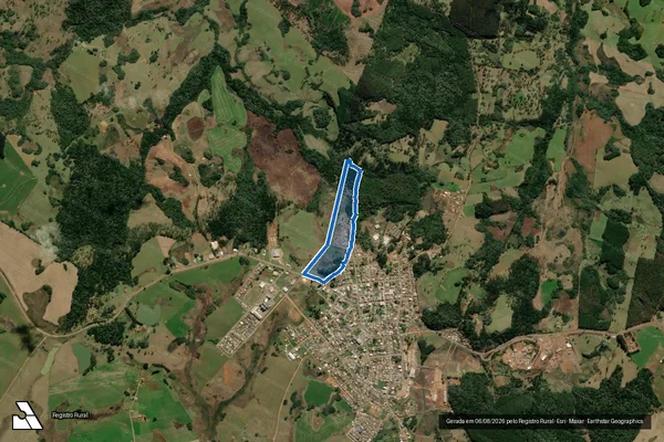 Imagem de satélite de FAZENDA DO SOBRADINHO - GLEBA ÚNICA em Campo Belo do Sul - SC