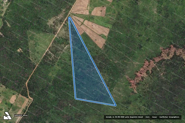 Imagem de satélite de Projeto de Assentamento Maria da Paz ? Lote 42 - Parte 1 em João Câmara - RN