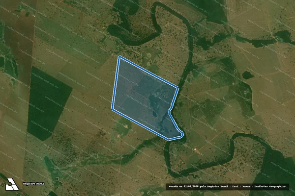 Imagem de satélite de FAZENDA VITÓRIA em Pontes e Lacerda - MT