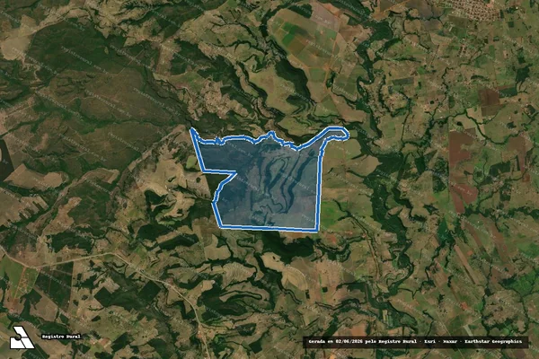 Imagem de satélite de Fazenda São José da Fortaleza em Jaciara - MT
