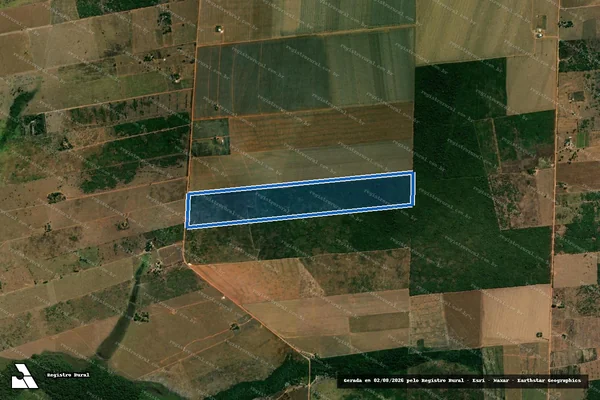 Imagem de satélite de PA BOA ESPERANÇA I, II E III_LOTE 102 - Única em Nova Ubiratã - MT