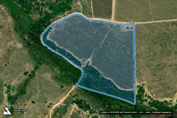 Imagem de satélite de FAZENDA AMÉRICA em Montanha - ES
