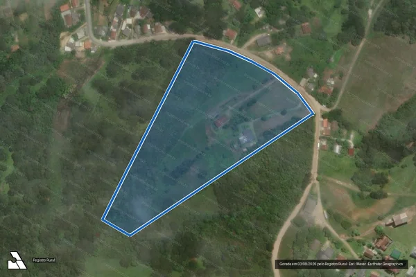 Imagem de satélite de SÍTIO VISTA VERDE - SÍTIO VISTA VERDE em Rio Negrinho - SC
