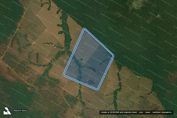 Imagem de satélite de Lote 03- T.D Bela Vista ? Fazenda A.B - MATRÍCULA 2.018 em Machadinho D'Oeste - RO