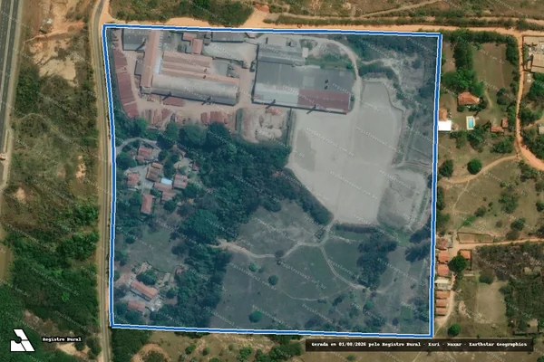 Imagem de satélite de Chácara Santa Emília - Gleba A - Gleba A em Itu - SP