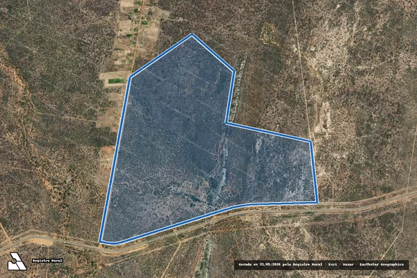 Imagem de satélite de Sítio Salinas - Parcela 1 em Sobradinho - BA