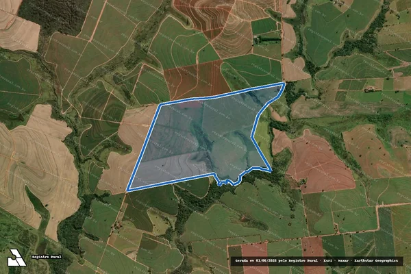 Imagem de satélite de Fazenda Boa Esperança - PARTE 2 em Guararapes - SP