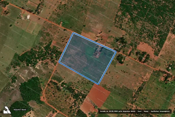 Imagem de satélite de P. A. Alambari - Lote 29 (FETAGRI) - P. A. Alambari em Sidrolândia - MS