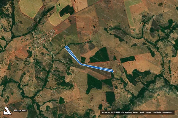 Imagem de satélite de Fazenda Bacia - GLEBA 03 em Fazenda Nova - GO