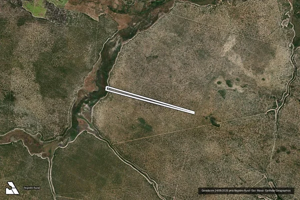 Imagem de satélite de Fazenda Alegre ? Gleba 07 - Gleba 04 em Januária - MG