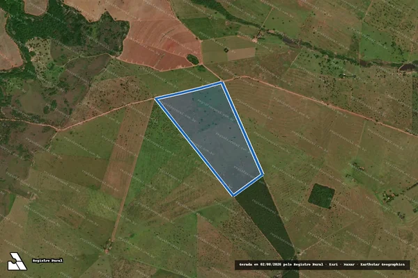 Imagem de satélite de ESTÂNCIA PRIMAVERA - AREA 2 em Inocência - MS