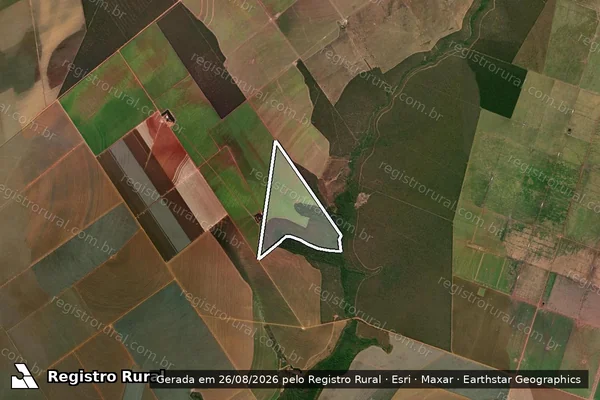Imagem de satélite de FAZENDA DIAMANTE - Parte 1 em Campo Verde - MT