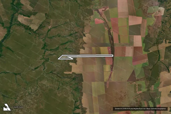 Imagem de satélite de Fazenda Munique II em Nova Xavantina - MT