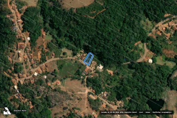 Imagem de satélite de RIO PRETO TABULEIRO - Parte 1 em Conceição do Mato Dentro - MG